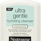 Neutrogena Ultra Gentle Hydrating Cleanser, Creamy Formula 12 oz (Bulk Pack of 3)