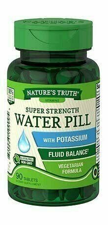 Nature's Truth Super Strength Water Pill with Potassium Supplement 90ct, 4 Pack