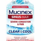 Mucinex Sinus-Max Clear & Cool Adult Liquid - Severe Congestion Relief 6 Oz...