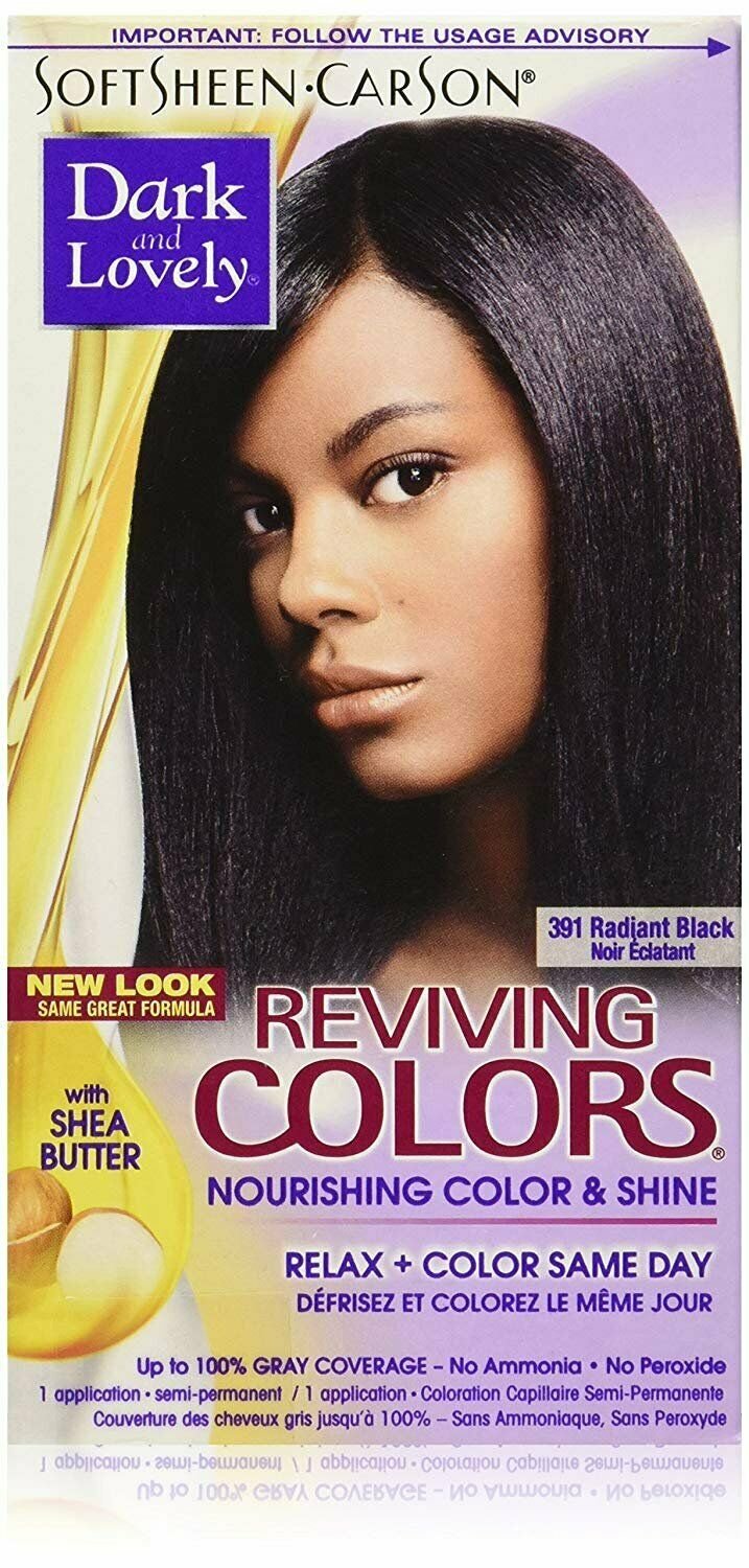 SoftSheen-Carson Dark and Lovely Reviving Colors Radiant Black 391, Bulk Pack of 1