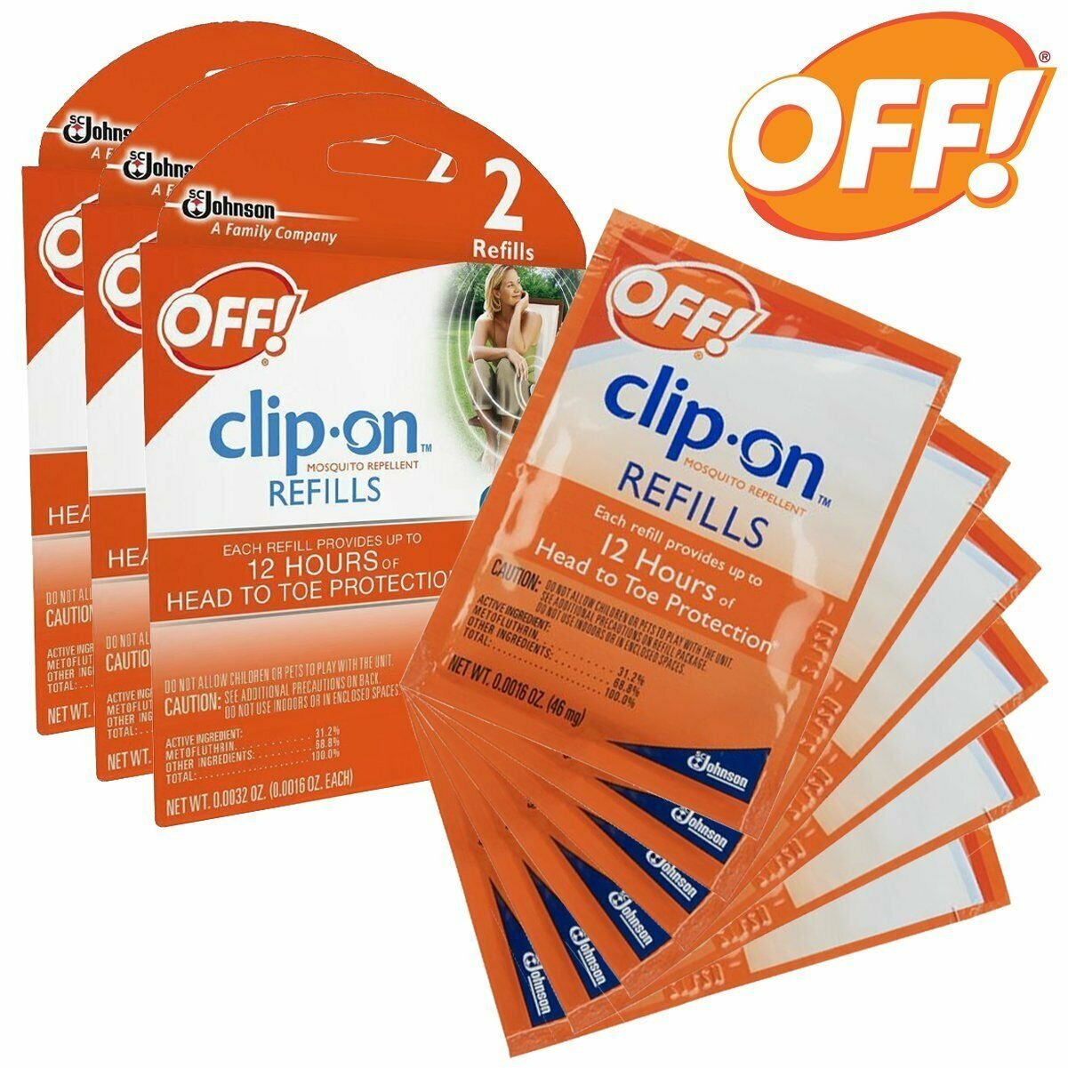 OFF MOSQUITO CLIP-ON FAN REFLL 2