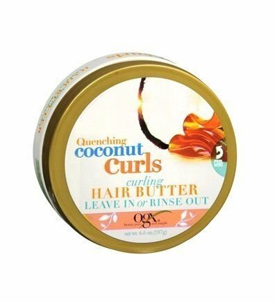 Ogx Quenching Coconut Curls Curling Hair Butter 6.6oz (3 Pack) Bulk by OGX (Organix)