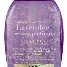 Ogx Shampoo Lavender Platinum Tone Reviving 13 Ounce (385ml) (3 Pack) Bulk
