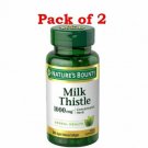 Nature's Bounty Milk Thistle, 1000 mg Herbal Supplement, 50 Softgels (PACK OF 2)
