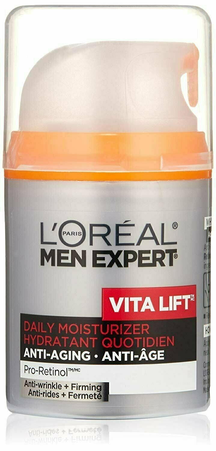 L'Oreal Men's Expert VitaLift Anti-Wrinkle & Firming Moisturizer, 1.6oz, 12 Pack