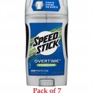 Speed Stick Overtime Antiperspirant Deodorant Stainguard 2.7 Oz, Bulk Pack of 7