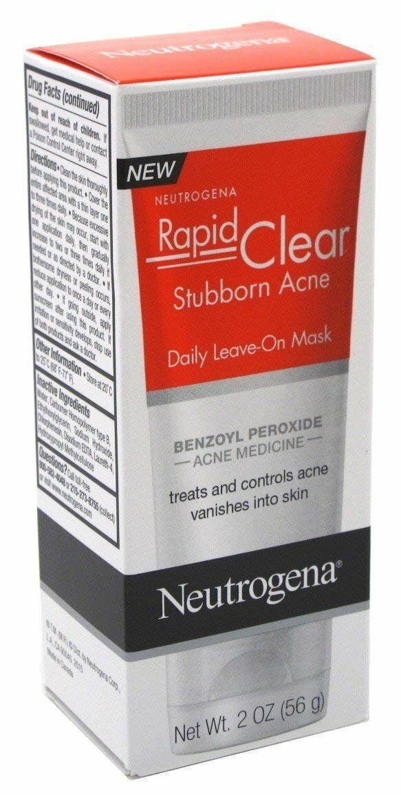 Neutrogena Rapid Clear Leave-In Mask 2 Ounce (59ml) (2 Pack) Bulk