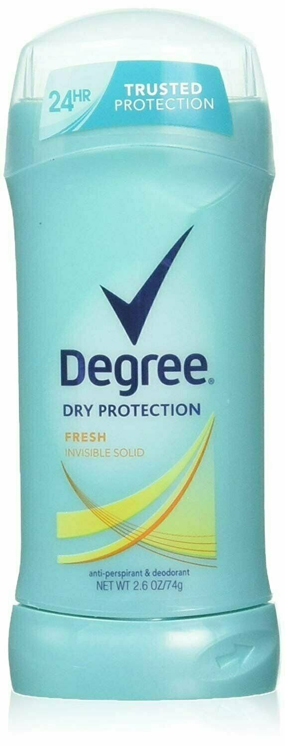 Degree Fresh Dry Protection Antiperspirant Deodorant Stick, 2.6 oz, Bulk Pack of 5