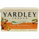 Yardley London Shea Buttermilk Naturally Moisturizing Bath Bar, 4.25oz, 6 Pack