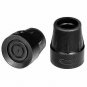Carex Cane Tips A718-00 3/4" Black Universal Standard Fit, 1 Pair, 4 Pack