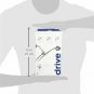 Drive Medical Handheld Shower Head Spray Massager, Chrome