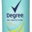Degree Fresh Dry Protection Antiperspirant Deodorant Stick, 2.6 oz, Bulk Pack of 6