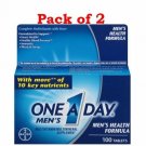 One A Day Men's Multivitamin/Multimineral Supplement, 100 tabs (PACK OF 2)