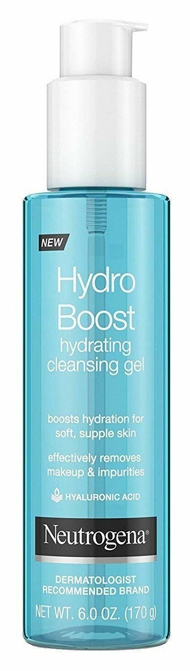 Neutrogena Hydro Boost Hydrating Cleansing Gel 6 Ounce (177ml) (3 Pack) Bulk
