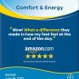Dr. Scholl’s Comfort and Energy Massaging Gel Insoles for Women, 1 Pair, Size...