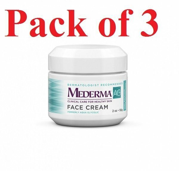 Mederma AG Face Cream Moisturizing Hydrating Skin 2 oz (Bulk Pack of 3)