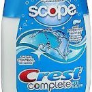Crest Complete Scope Cool Peppermint Liquid Gel Toothpaste 4.6 oz (Bulk Pack of 5)