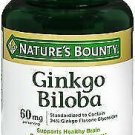 Natures Bounty Ginkgo Biloba 60mg - 200 Capsules, Bulk Pack of 5