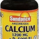 Sundance Vitamins Absorbable Calcium 1200 mg + D3 5000 IU - 60 Softgels, Pack...