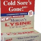 Morgan's Lysine Medicated Lip Balm for Cold Sore Fresh Mint Scent 4GM (4 Pack) Bulk