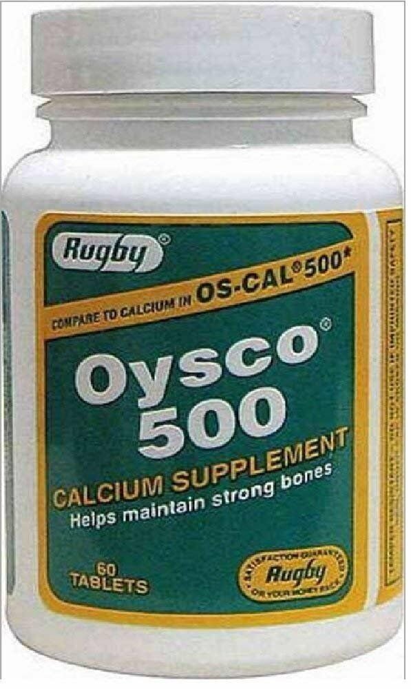 Oysco-500 Tablets, 60ct (5 Pack) Bulk