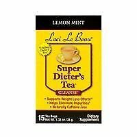 Laci Super Dieters Tea, Lemon Mint 15 Bags (Bulk Pack of 4)