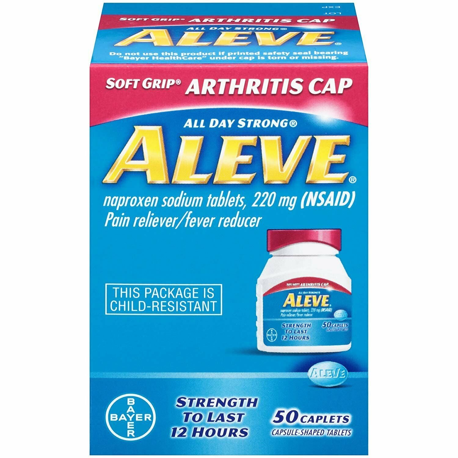Aleve Arthritis Caplets, 50 Count