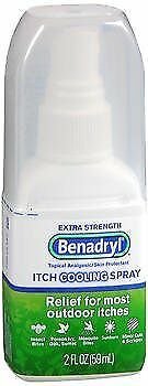 Benadryl Itch Cooling Spray Extra Strength - 2 oz, Bulk Pack of 5