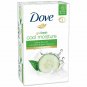 Dove Go Fresh Cool Moisture Beauty Bar W/ Cucumber & Green Tea, 4oz x 6, 3 Pack