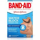 BAND-AID Water Block Finger-Care Bandages, Assorted Sizes 20 Each (Bulk Pack of 5)