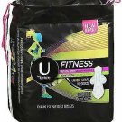 U by Kotex Fitness Ultra Thin Pads with Wings Heavy Flow - 8 packs of 13 ct,...
