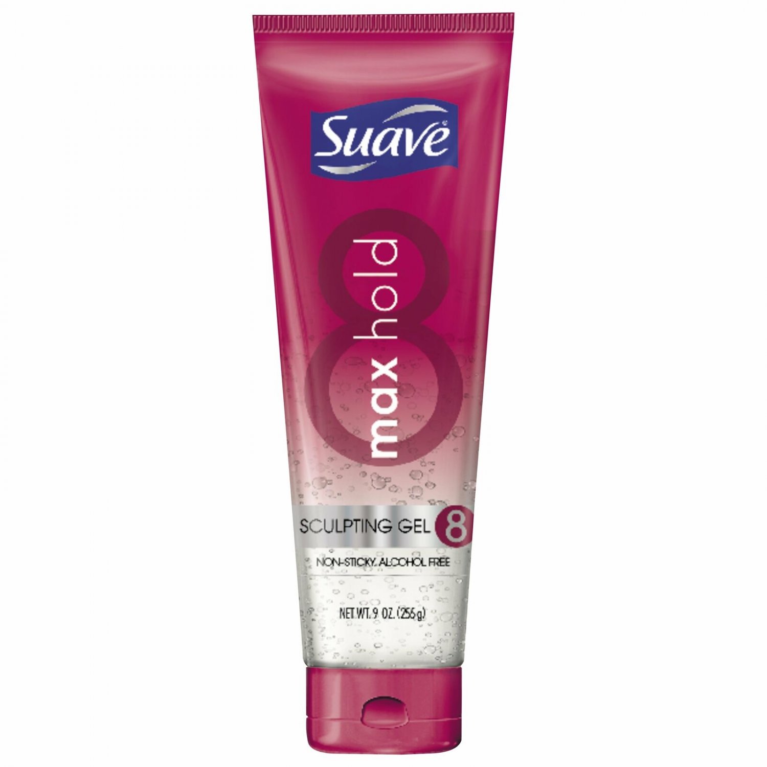 Suave Sculpting Gel Max Hold 8 Non-Sticky Alcohol Free 9 oz (Bulk Pack of 3)