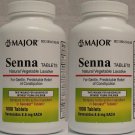 Senna 8.6 Mg Natural Vegetable Laxativ 1000 Tablets Generic for Senekot Pack...