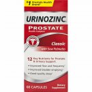 Urinozinc Prostate Classic Formula Health Supplement, 60 Capsules Saw...