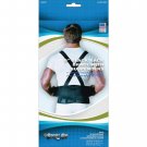 Sport Aid Back Brace with Suspenders, XL, Black