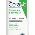 CeraVe Hydrating Body Wash, 10 Fluid Ounce Per Bottle (2 Bottles)