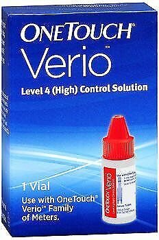 OneTouch Verio Level 4 (High) Control Solution - 1 vial, Bulk Pack of 3