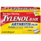 Tylenol Arthritis Pain Reliever Fever Reducer Caplet Acetaminophen, 24ct, 6 Pack