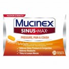 Mucinex Sinus-Max Max Strength Pressure, Pain & Cough Caplets, 480ct (24X20ct)