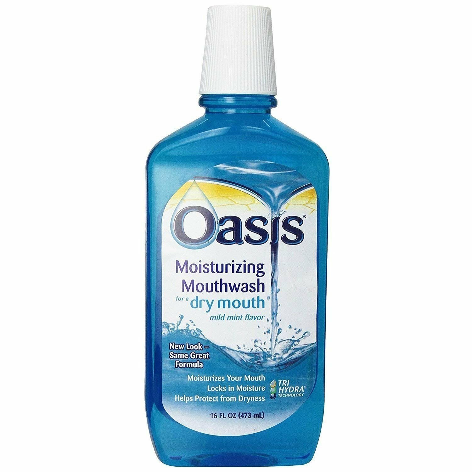 Oasis Moisturizing Mouthwash Mild Mint 16 oz (Bulk Pack of 10)