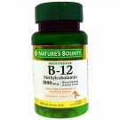 Nature's Bounty B-12 Methylcobalamin 1000 mcg Quick Dissolve Natural Cherry...
