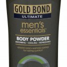 Gold Bond Ultimate Men's Essentials Body Powder Refresh 360 Scent 10 oz (12PK)