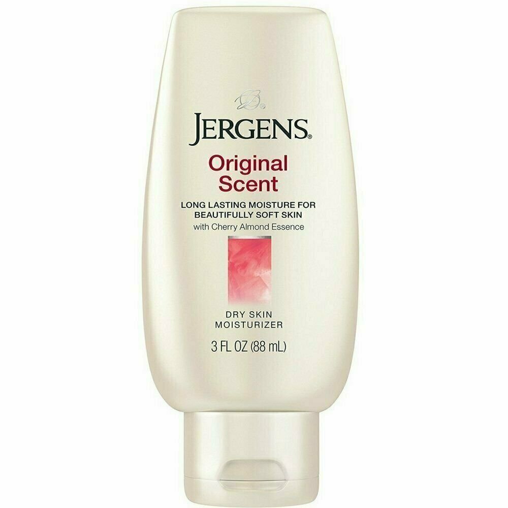 Jergens Lotion Moisturizer original scent cherry-almond Classic, 3oz, 6 Pack