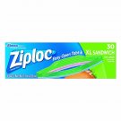 Ziploc Sandwich Bags, X-Large, 30-Count(Bulk Pack of 3)