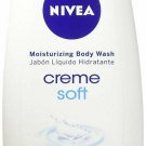 NIVEA Crème Soft Moisturizing Body Wash Fresh Scent Almond Oil, 16.9 Oz, 7 Pack