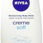 NIVEA Crème Soft Moisturizing Body Wash Fresh Scent Almond Oil, 16.9 Oz, 7 Pack