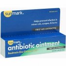 Antibiotic Ointment First Aid Bacitracin Zince USP 1 Ounce by Sunmark, 12 Pack