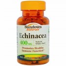 Sundown Naturals Echinacea 400 mg Capsules 100 ct, Bulk Pack of 4