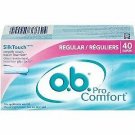 Ob Pro Comfort Tampons - Regular 40-Count Box