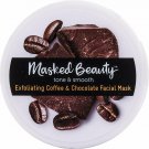 Masked Beauty Exfoliating Coffee and Dark Chocolate Mask Rinse-Off Facial...